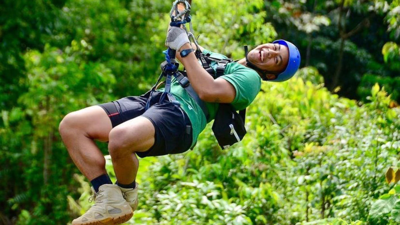 Imagen de destacada, en el parque Arenal Mundo Aventura. (Créditos: Arenal Mundo Aventura)