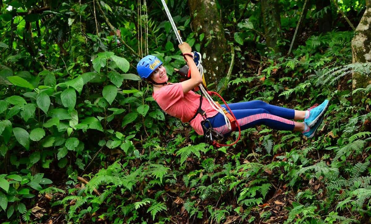 Imagen de destacada, en el parque Ecoglide Arenal Park. (Créditos: Ecoglide Arenal Park)
