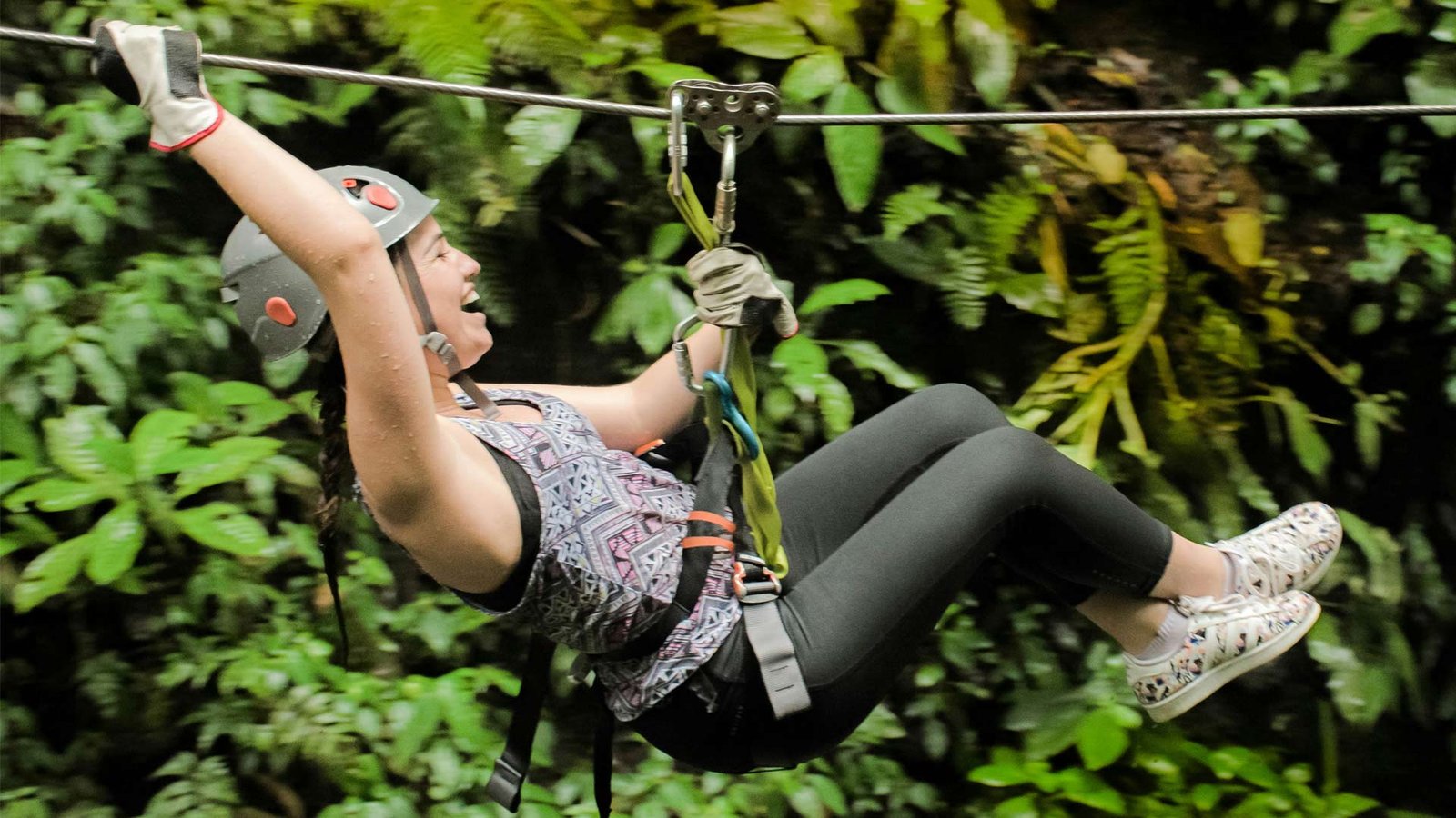 Imagen de destacada, en el parque Mistico Arenal Hanging Bridges Park. (Créditos: Mistico Arenal Hanging Bridges Park)