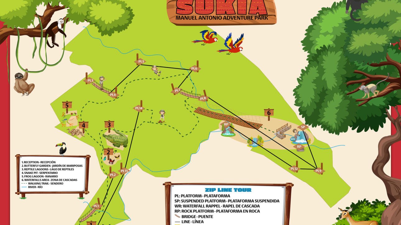 Imagen de destacada, en el parque Sukia Park & Zip Line Tour. (Créditos: Sukia Park & Zip Line Tour)